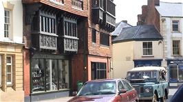 The Square, Wiveliscombe, 7.8 miles into the ride